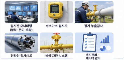 수소 배관 운송기술 강재 기반 수소 파이프라인