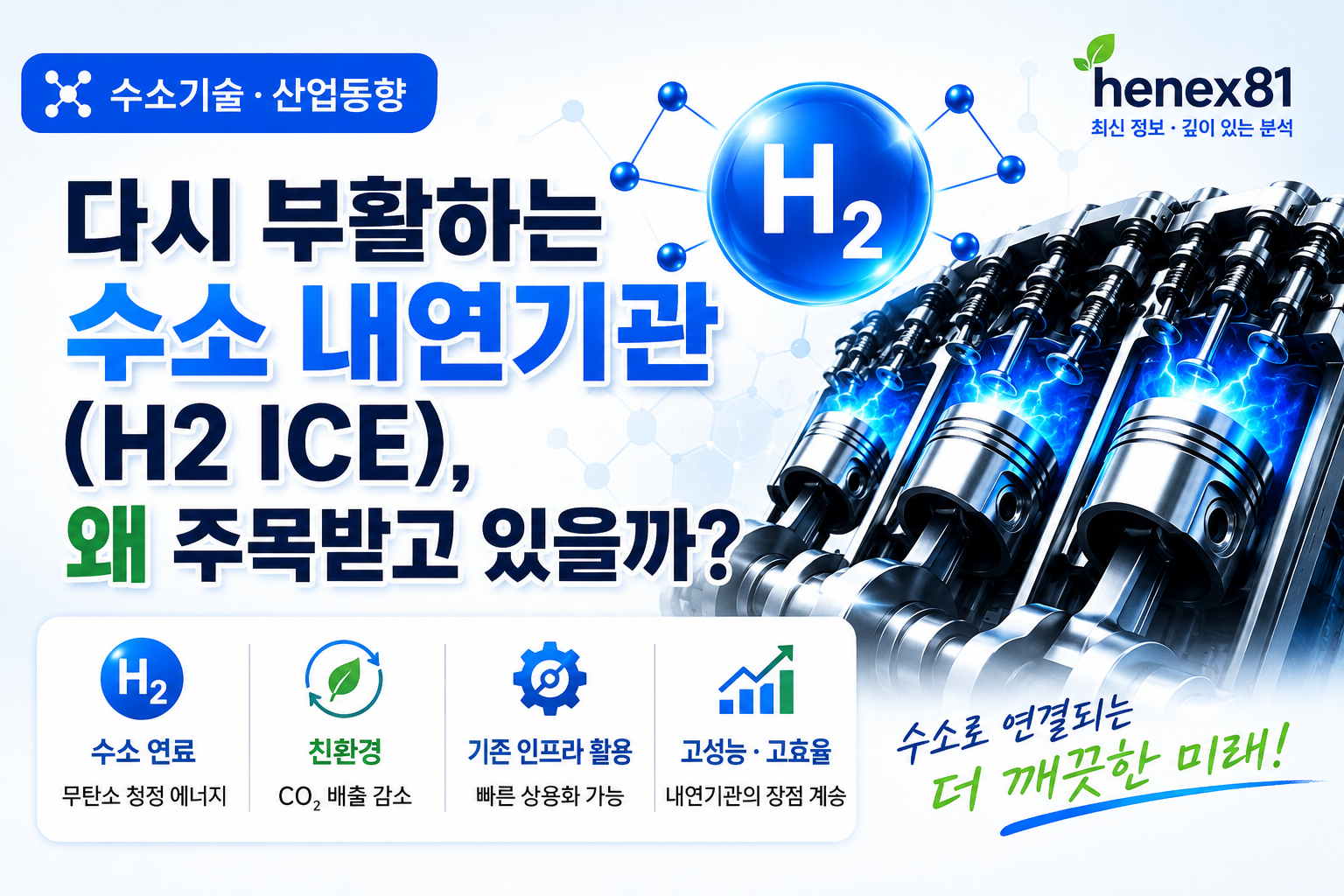 다시 부활하는 수소 내연기관(H2 ICE), 왜 주목받고 있을까?