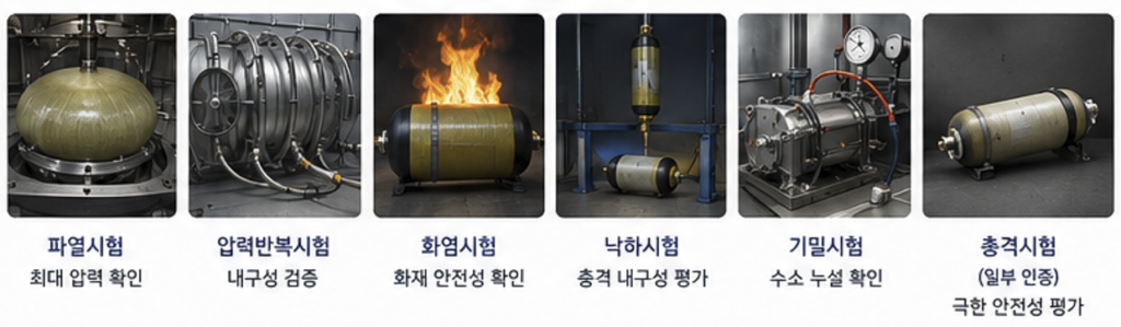 차량용 수소저장시스템 PRD 차단밸브 센서 ECU 안전장치